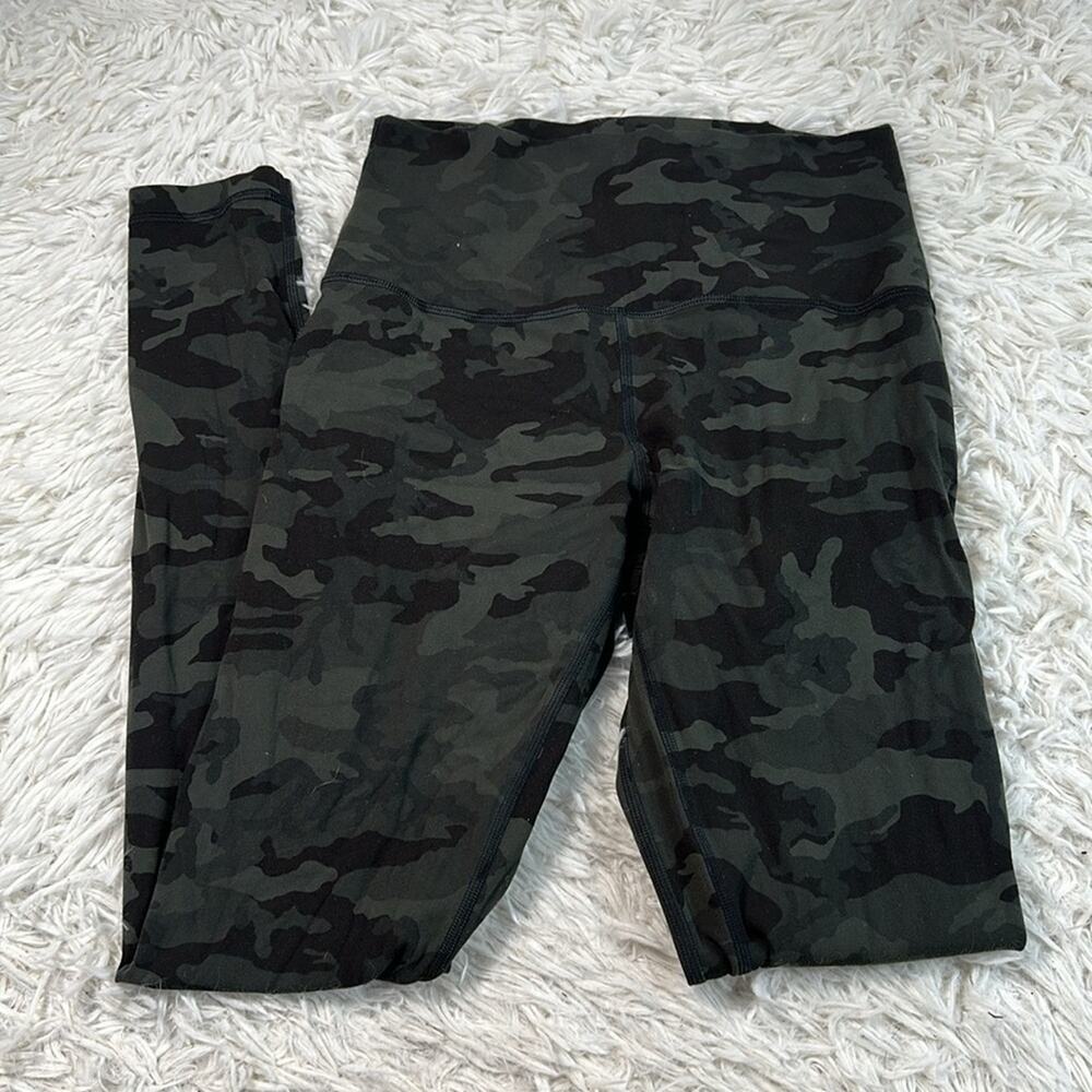Lululemon Align Pant *Full Length 28" Incognito Camo Multi Gator Green